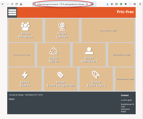 Fric-frac View Admin-Index